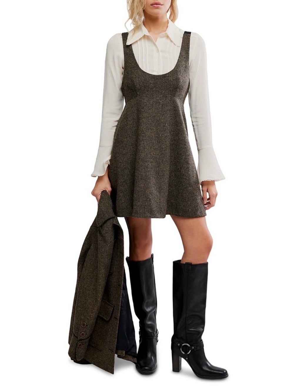 Free People Syd mini dress NWT large - Picture 2 of 3